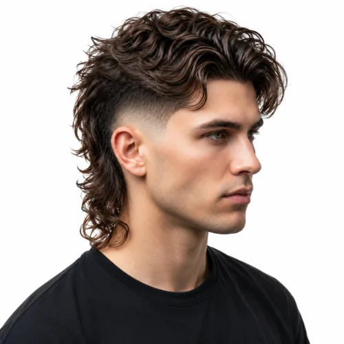 Long modern mullet with extended back and layers