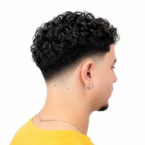 Low taper haircut with clean tapered sides